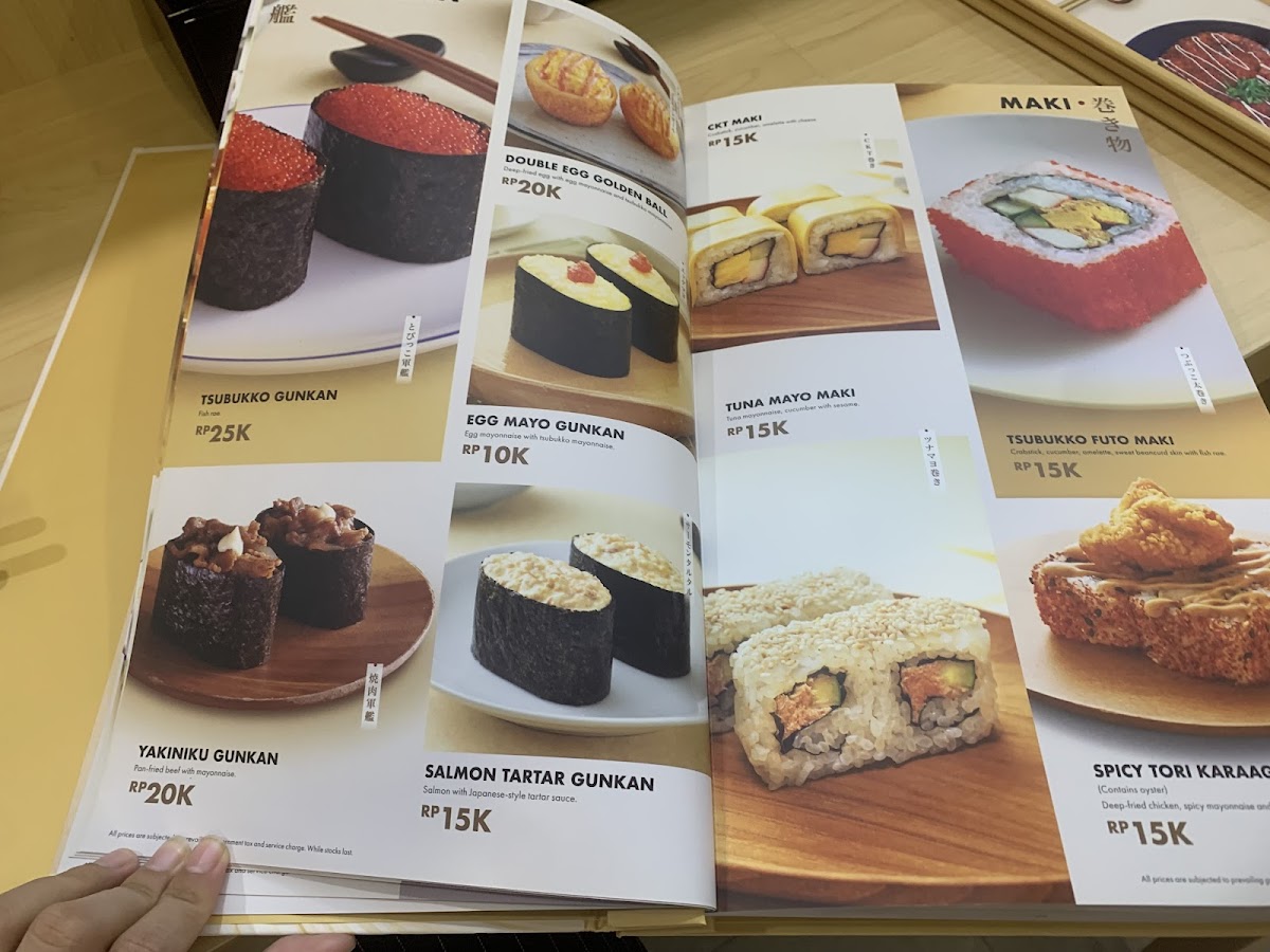 Sushi King Setiabudi One Photo Menu 7