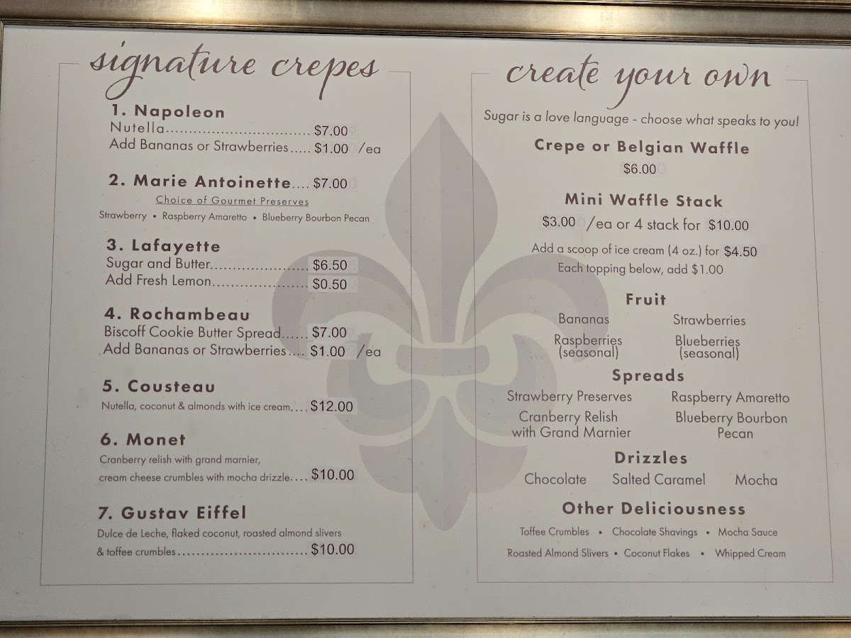 Aux Delices- Port Warwick Photo Menu 1