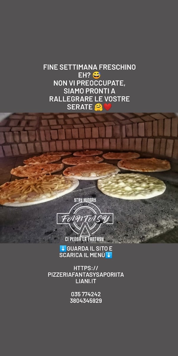 Pizzeria Fantasy Sapori Italiani Photo Menu 3