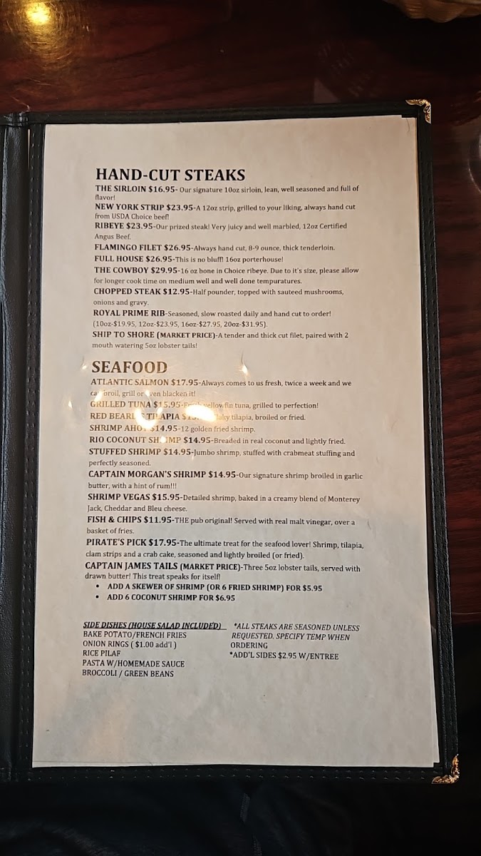 Vegas Steakhouse & Lounge Photo Menu 3