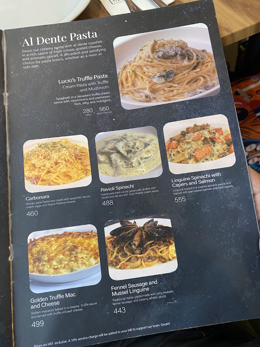 Mama Lou's Italian Kitchen - SM Sta. Rosa Photo Menu 6