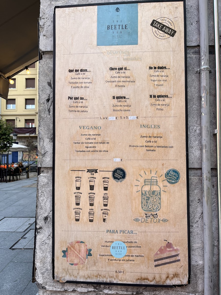 The Beetle Bar Photo Menu 5