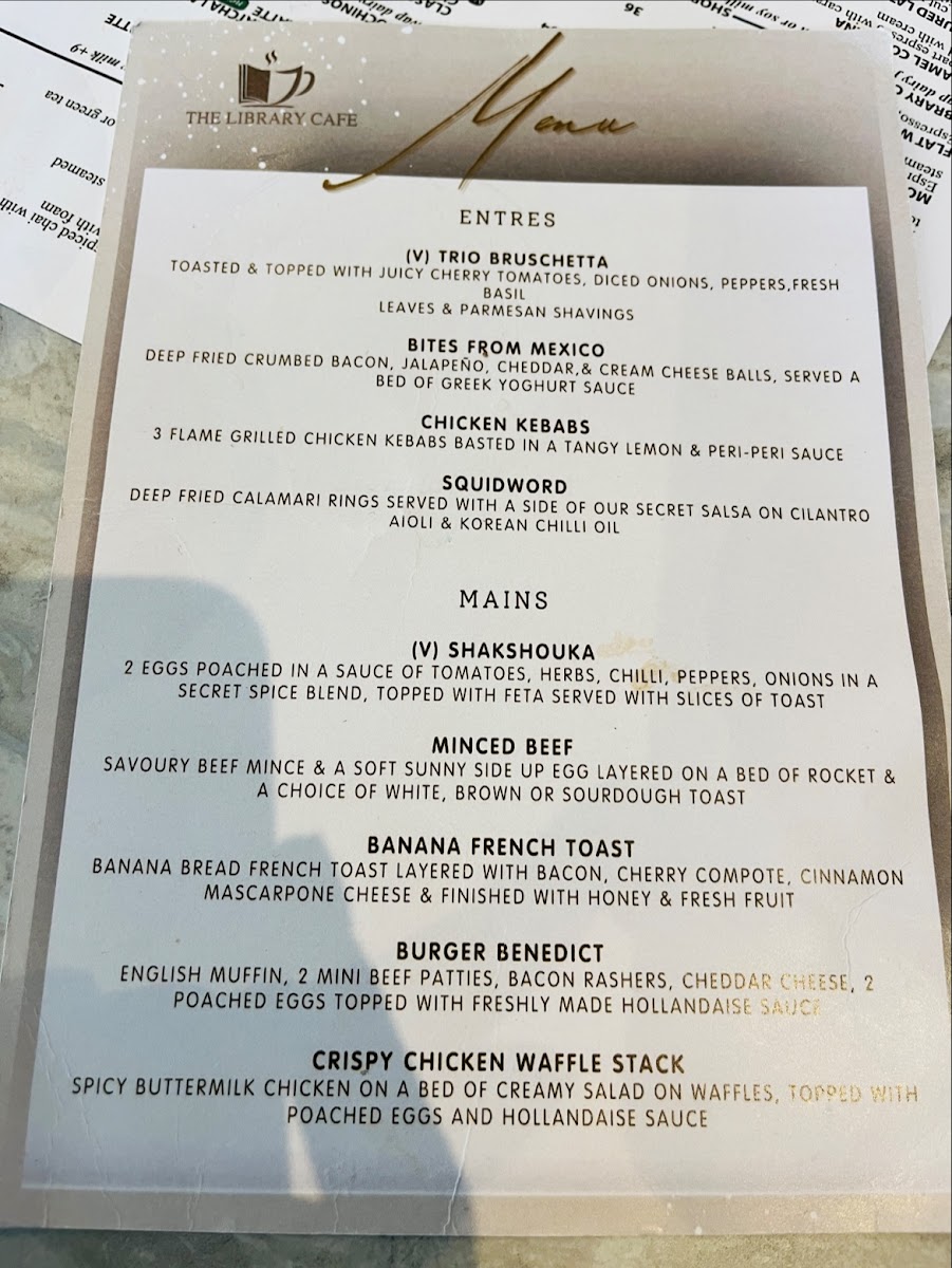 The Library Cafe Photo Menu 8