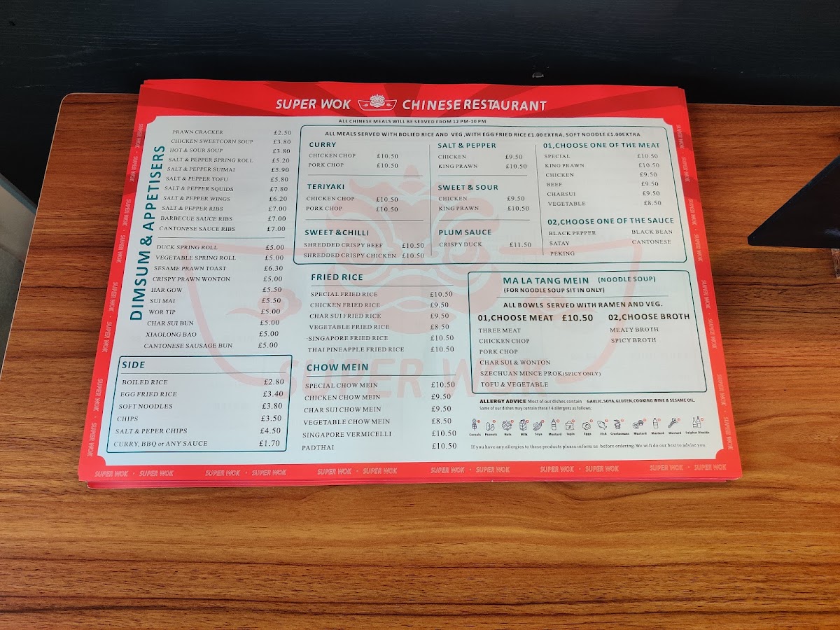 Super Wok Liverpool Photo Menu 4