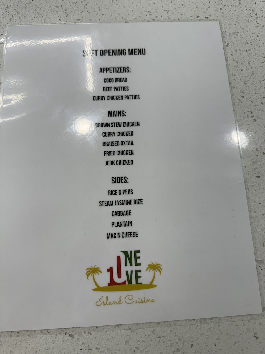 One Love Island Cuisine Photo Menu 4