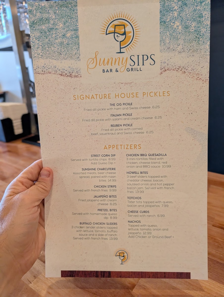 SunnySips Bar&Grill Photo Menu 3