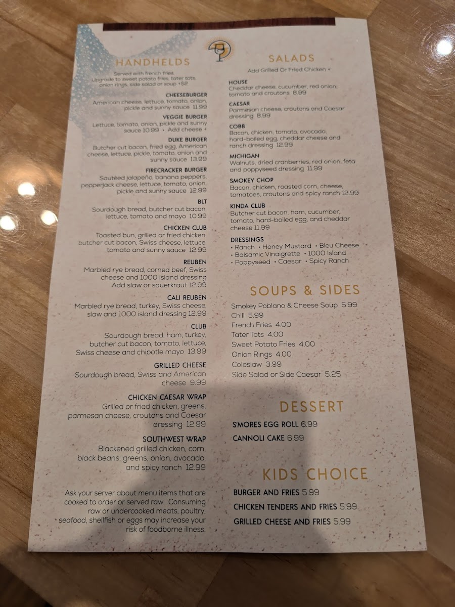 SunnySips Bar&Grill Photo Menu 4