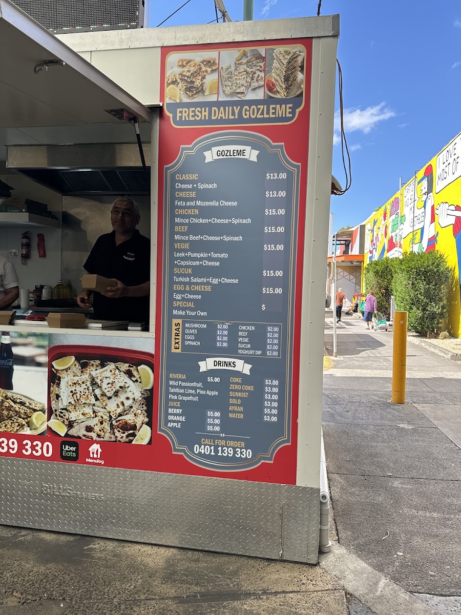 Fresh Daily Gozleme Photo Menu 2