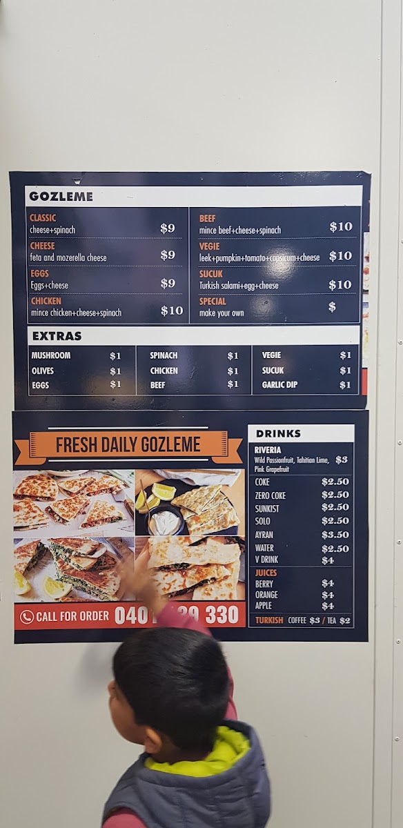 Fresh Daily Gozleme Photo Menu 5