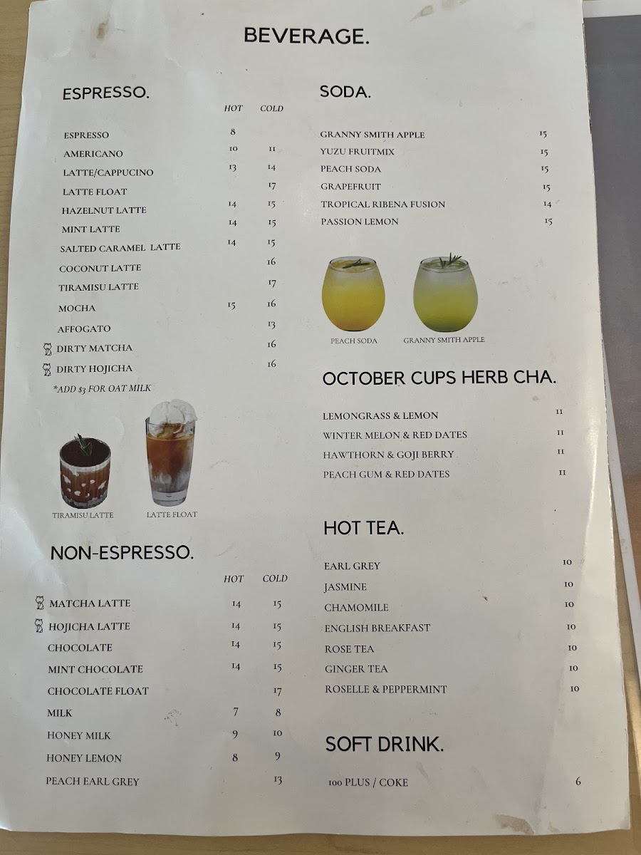 The Ninth Cafe Photo Menu 4