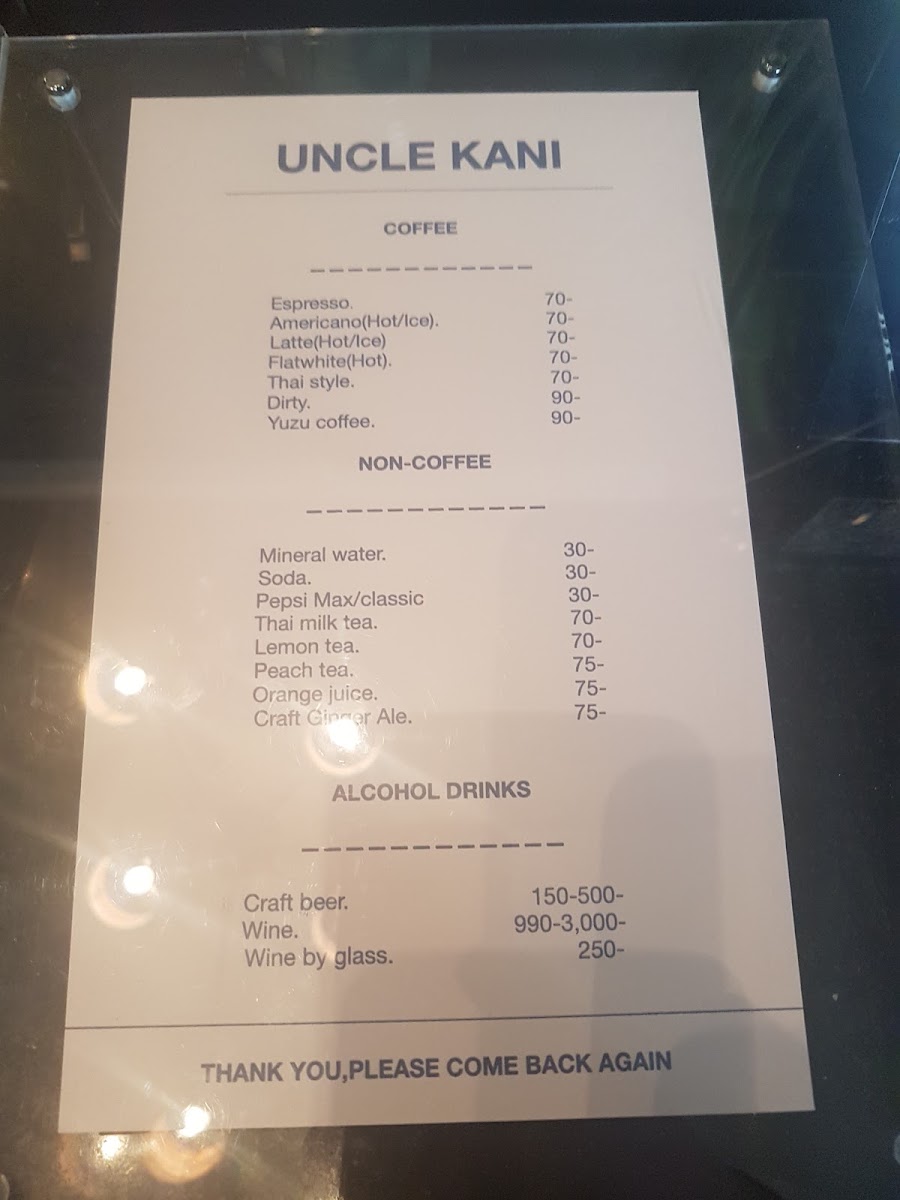 Uncle Kani Photo Menu 4