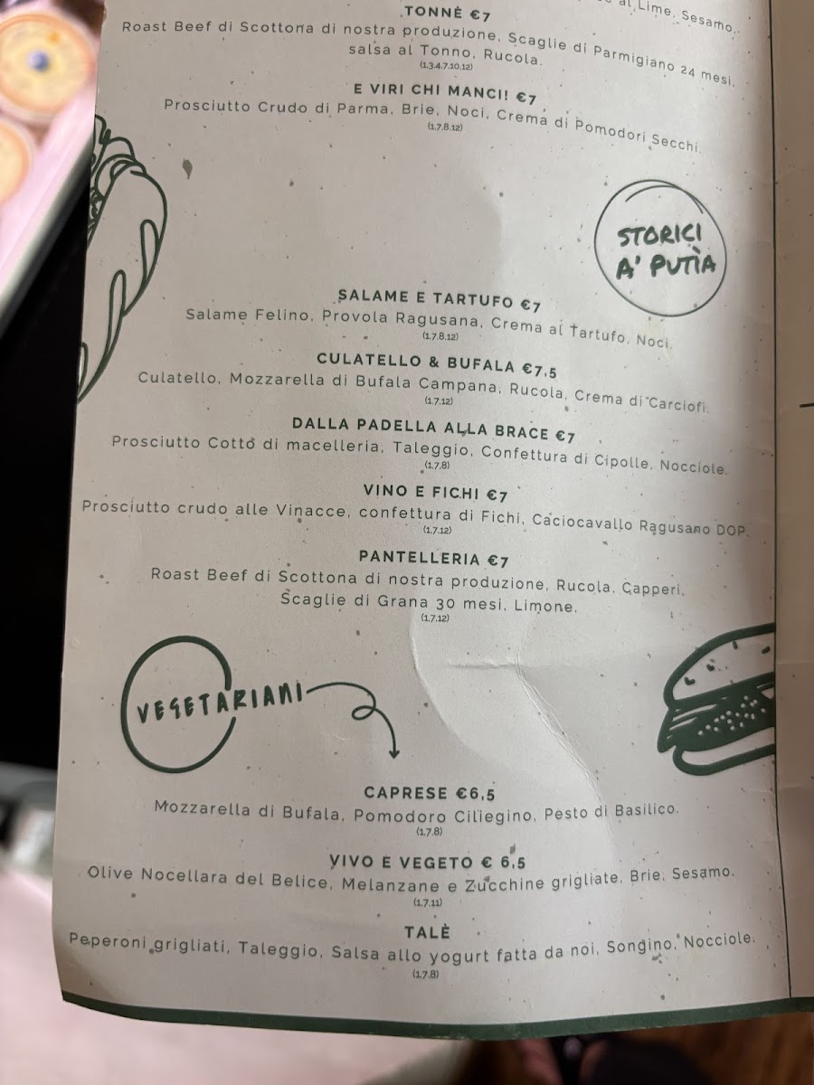 A' Putìa - Salumeria Panini e Vini | Palermo Photo Menu 5