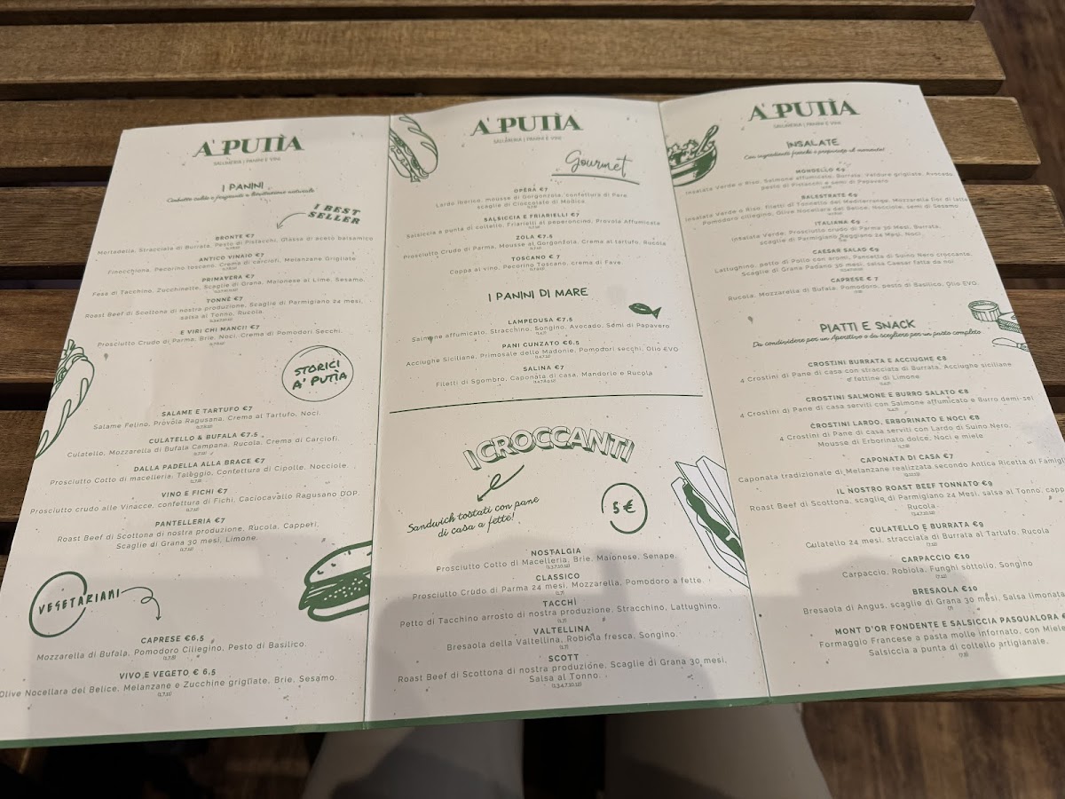 A' Putìa - Salumeria Panini e Vini | Palermo Photo Menu 8