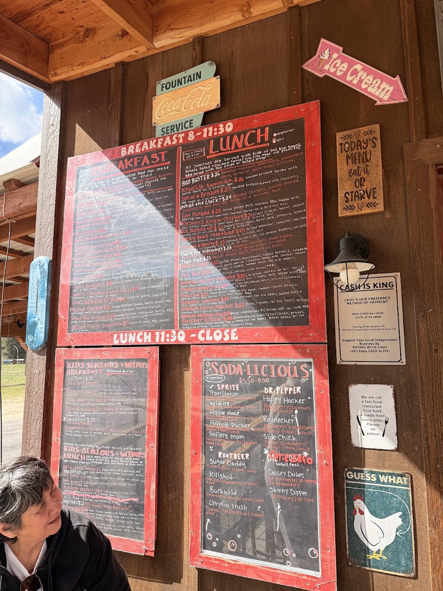 Not Doug’s Country Kitchen and Espresso Photo Menu 1