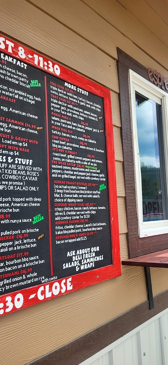 Not Doug’s Country Kitchen and Espresso Photo Menu 7