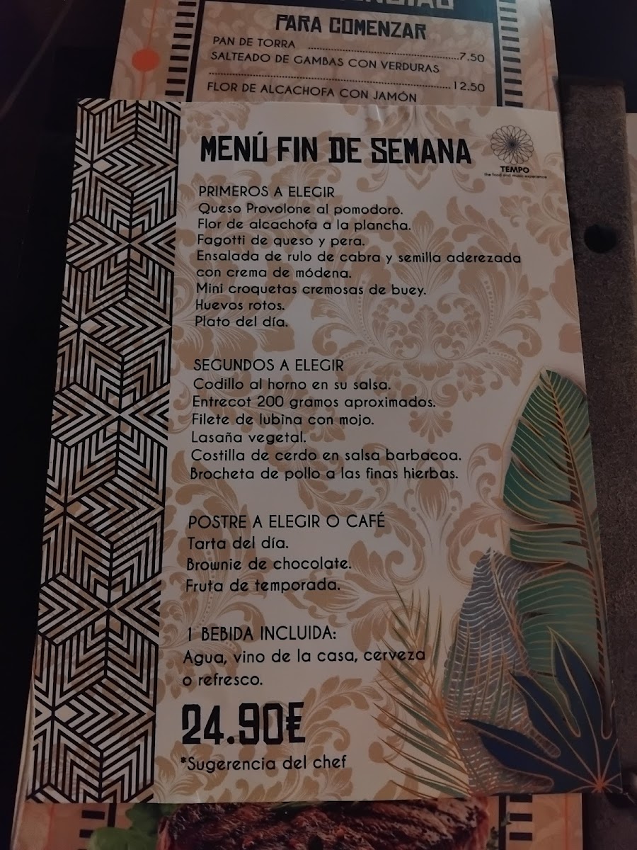 Restaurante Tempo | Benijófar Photo Menu 1
