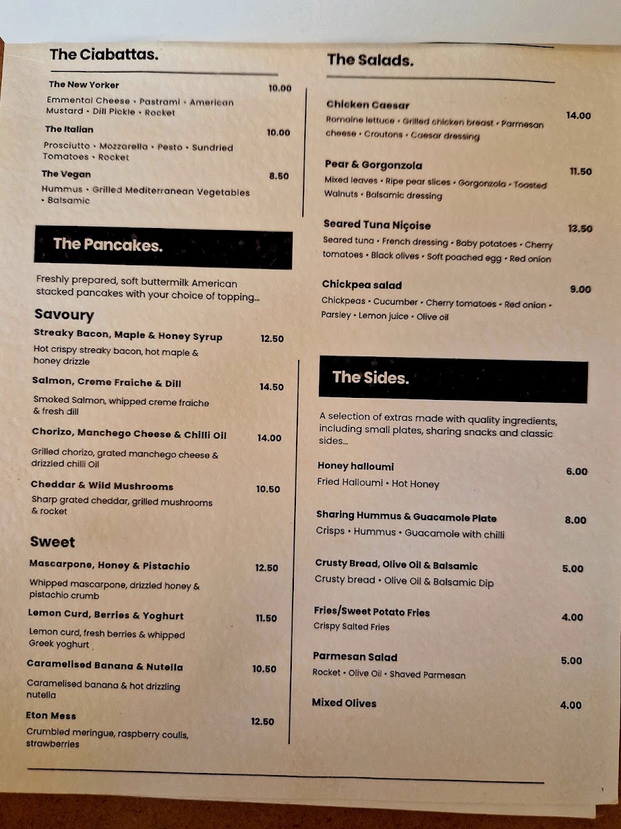 Mae Café Photo Menu 1