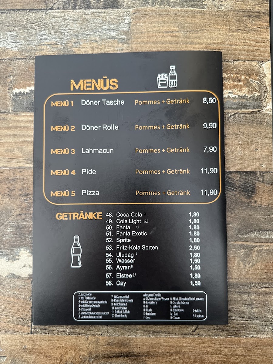 Onel's Döner Photo Menu 5
