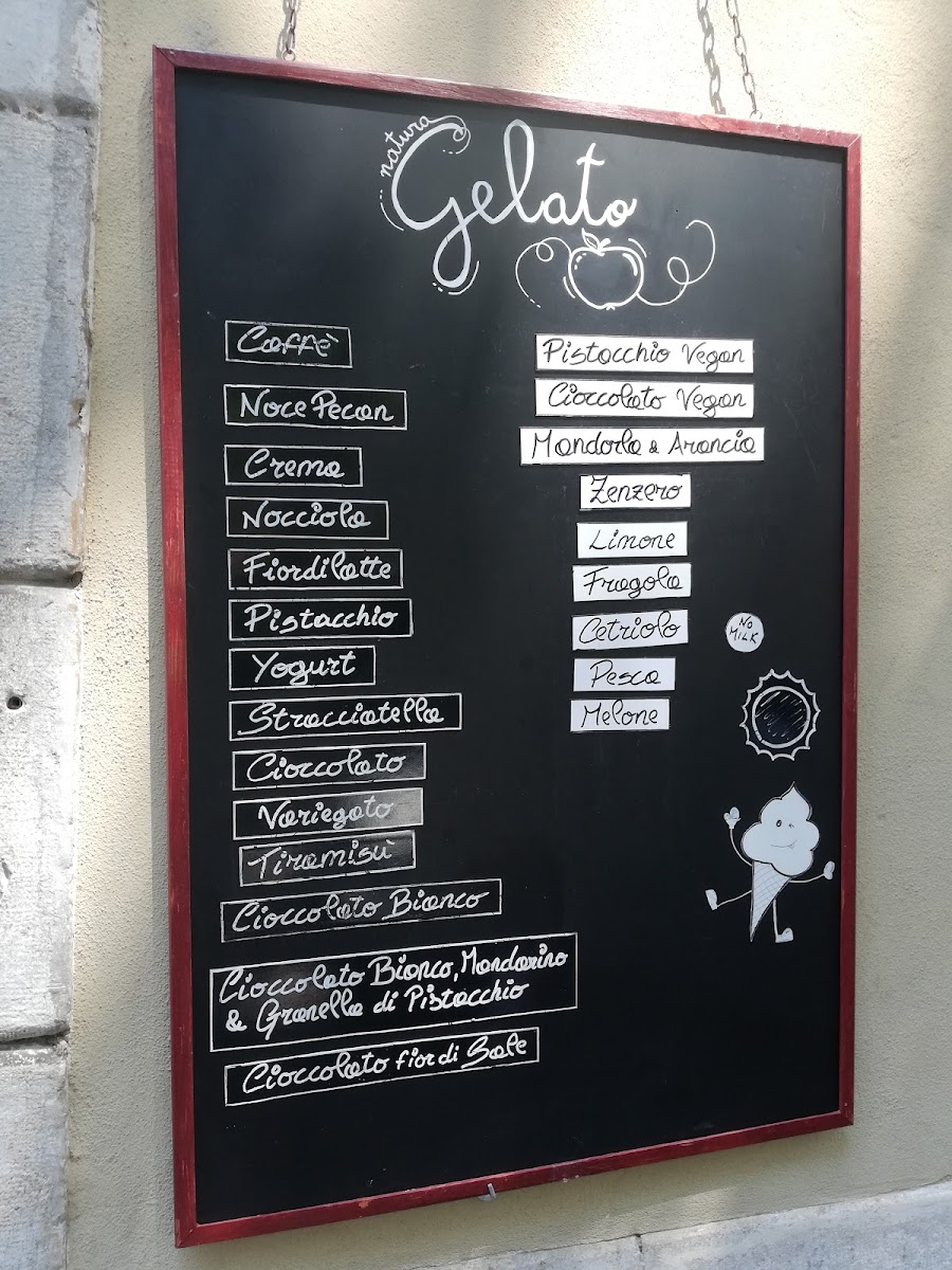 Natura Gelato Photo Menu 10