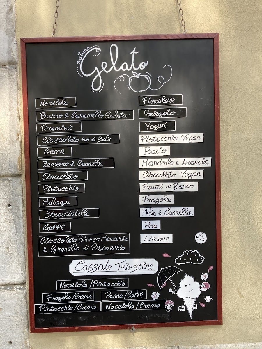 Natura Gelato Photo Menu 6