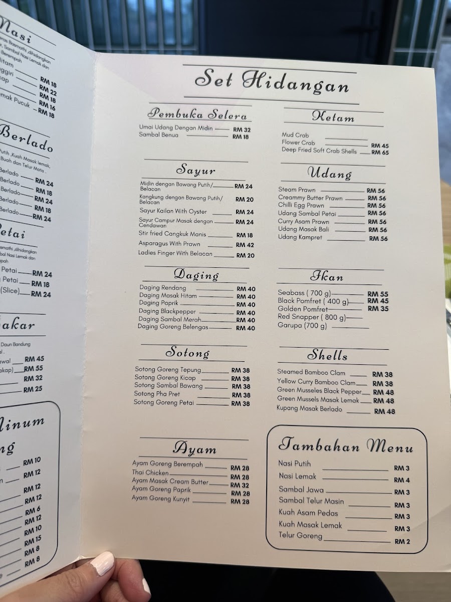 Bunga Bintang Restaurant Photo Menu 3