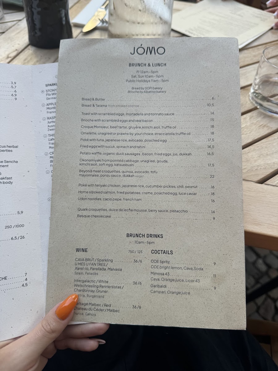 JÓMO Restaurant Photo Menu 4