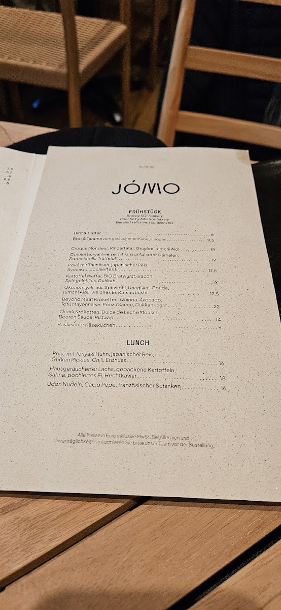 JÓMO Restaurant Photo Menu 5