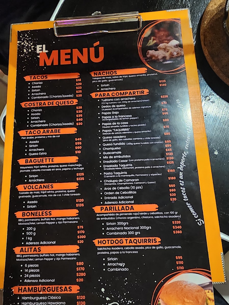 El Taquirris Photo Menu 8