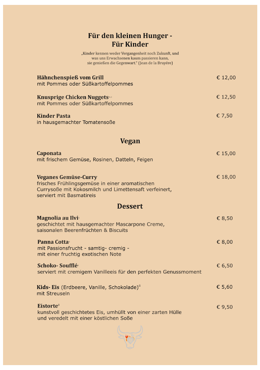 Steakhouse by Ilvi | Restaurant Photo Menu 2