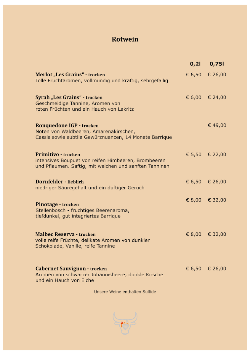 Steakhouse by Ilvi | Restaurant Photo Menu 7