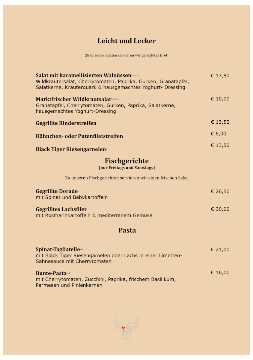 Steakhouse by Ilvi | Restaurant Photo Menu 8