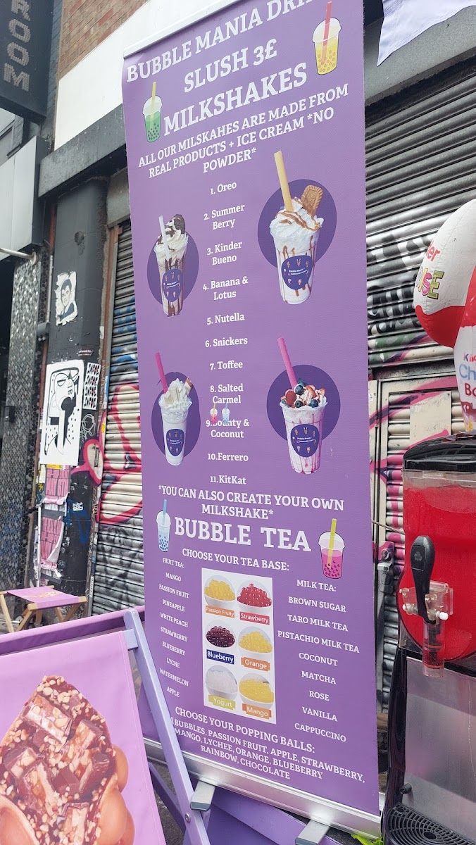 Bubblemania Photo Menu 1