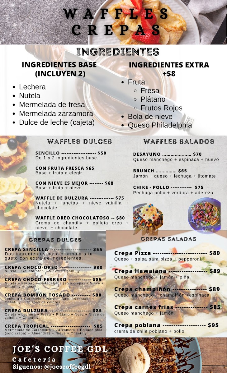 Joes Coffee Gdl Photo Menu 2