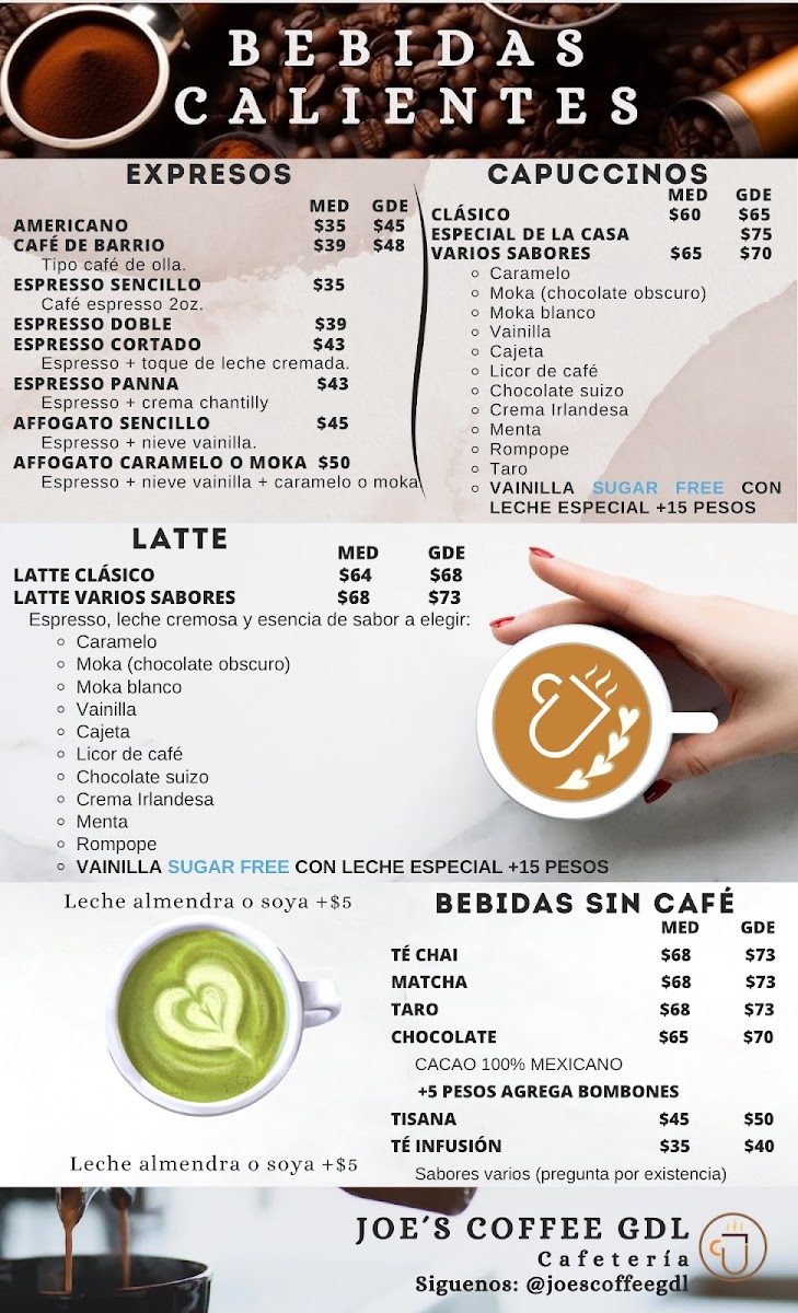 Joes Coffee Gdl Photo Menu 4