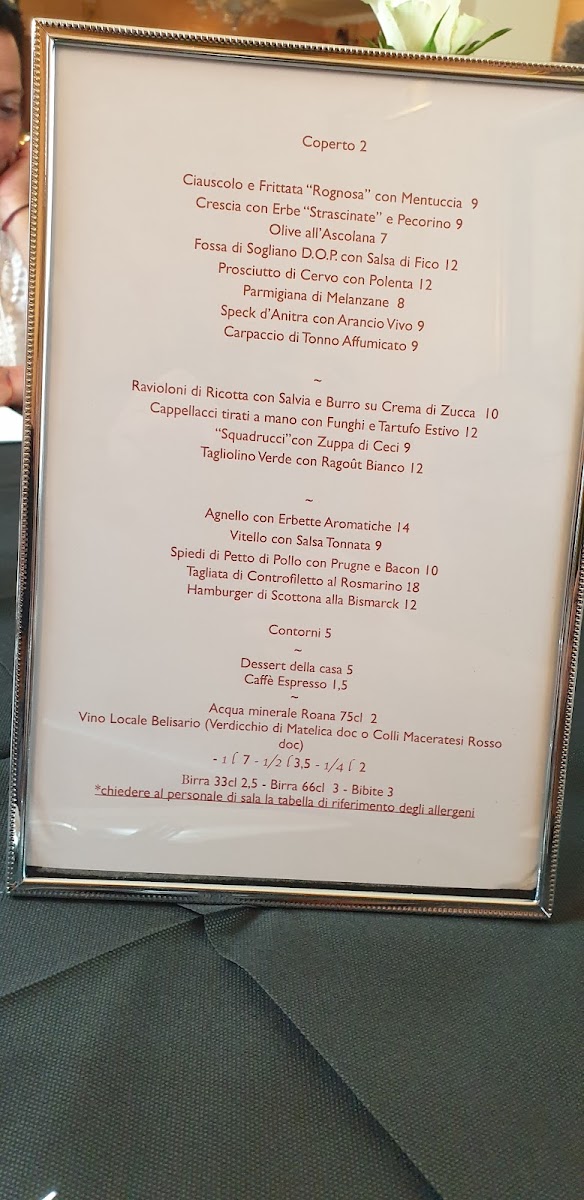 “Ristorante La Cantinella” (Esanatoglia) Photo Menu 2