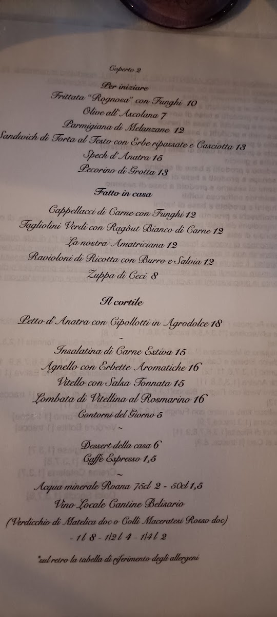 “Ristorante La Cantinella” (Esanatoglia) Photo Menu 4