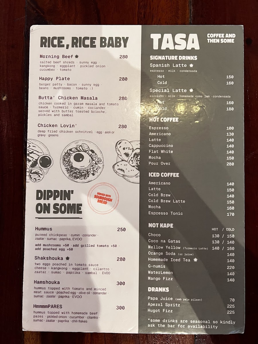 Masa Bakehouse La Union Photo Menu 5