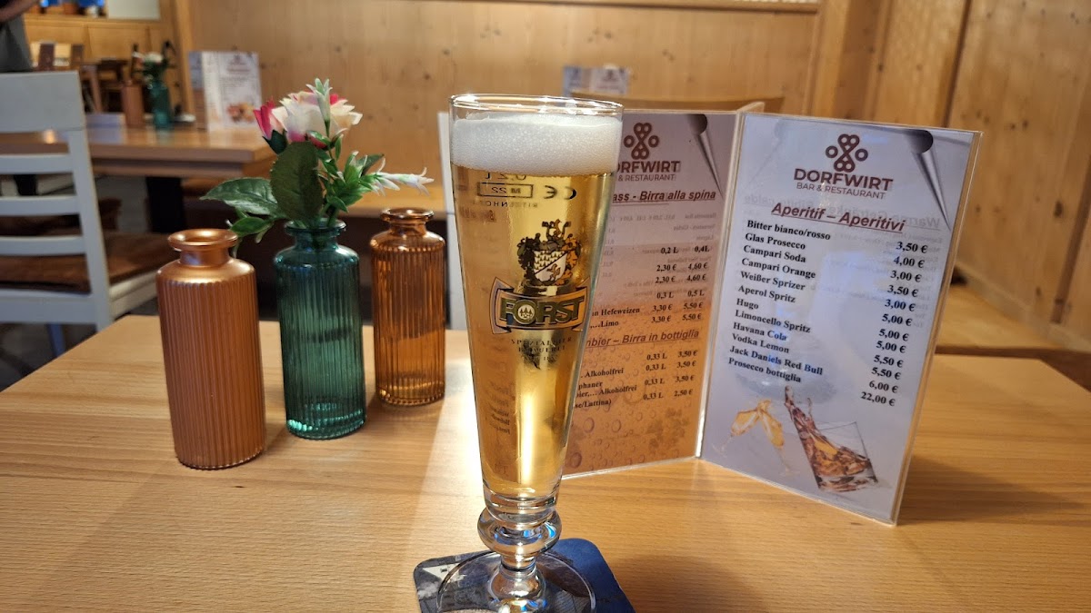 Dorfwirt Bar & Restaurant Photo Menu 1