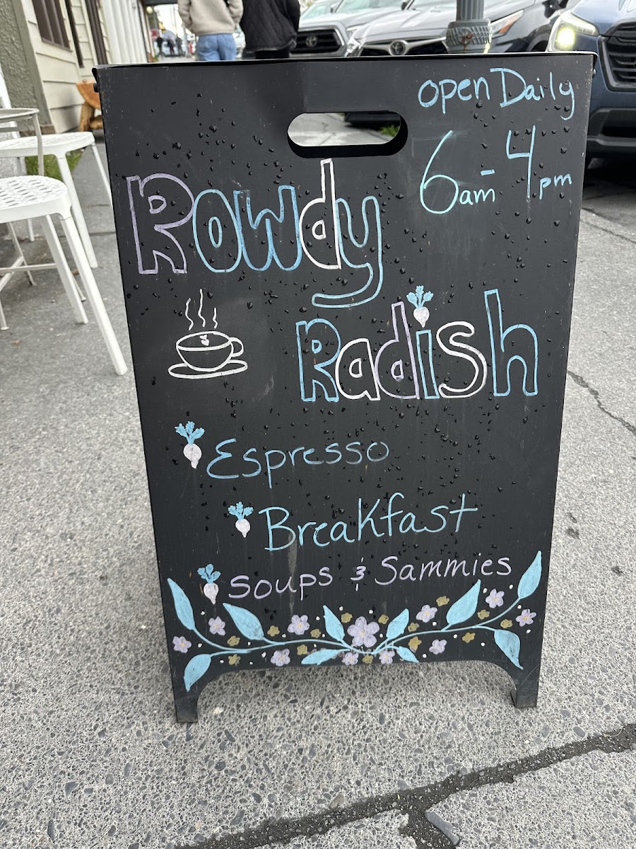 Rowdy Radish Photo Menu 5