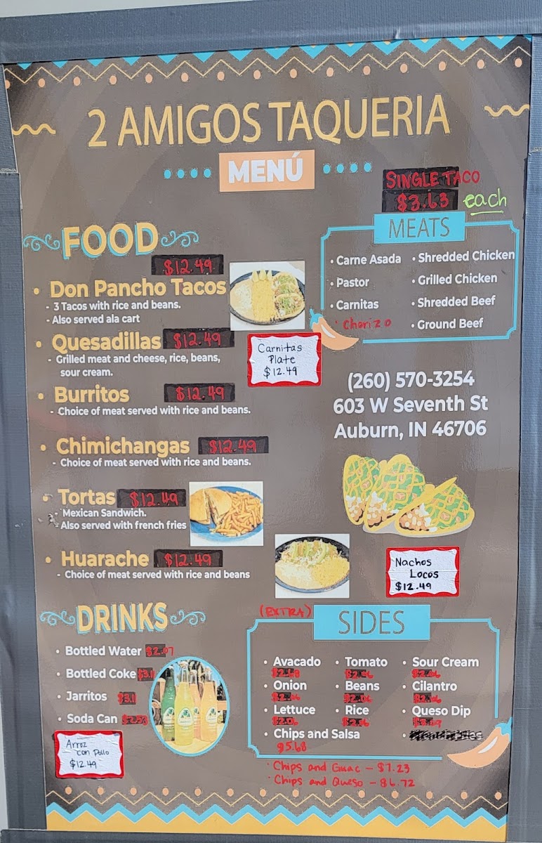 2 Amigos Taqueria Photo Menu 3