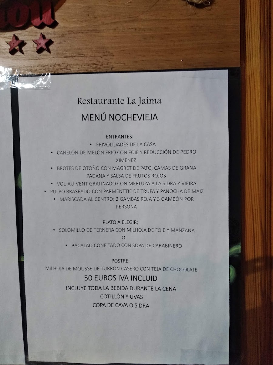 Restaurante La Jaima. Photo Menu 5