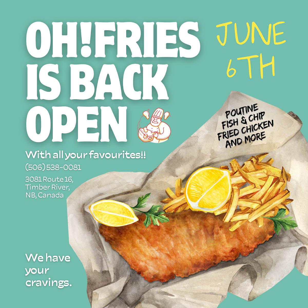 Oh!Fries Take-out Restaurant Photo Menu 7