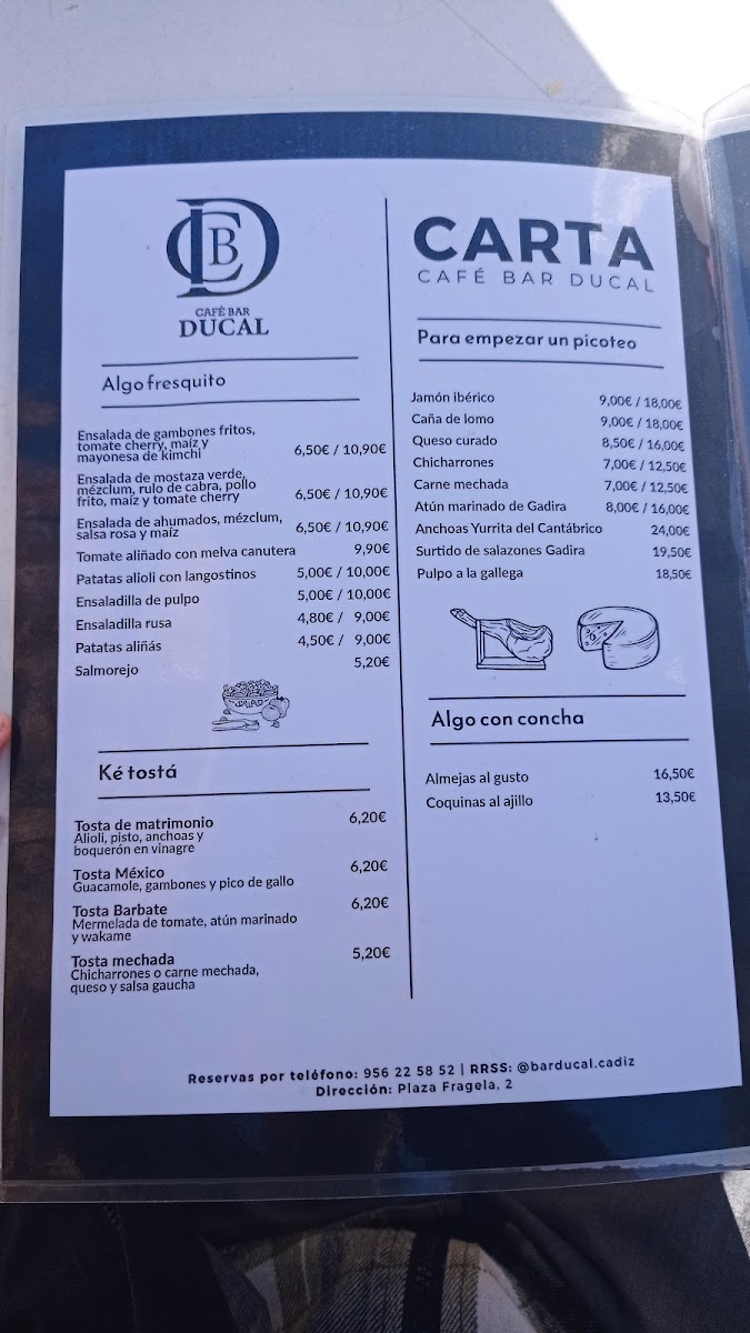 DUCA Restaurant / Bar / Coffee Shop Photo Menu 2