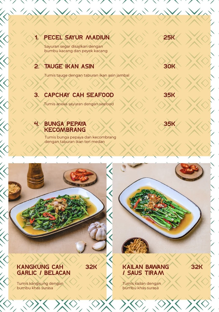 SURASA Restaurant Photo Menu 4