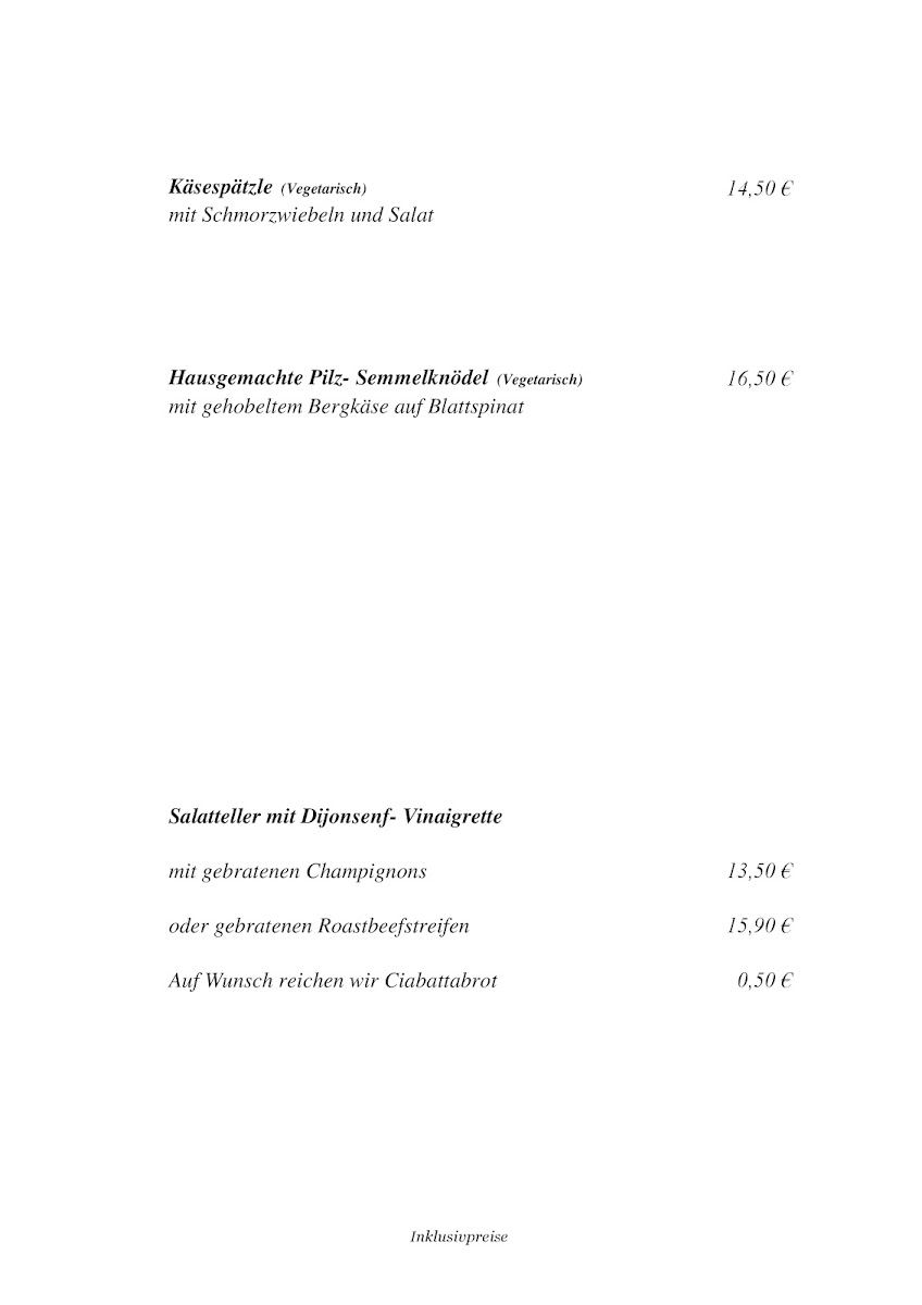 Gasthaus zum Aartal - Familie Ebel Photo Menu 3