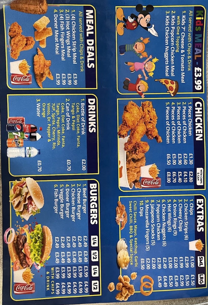 Roman Nice Pizza Photo Menu 1