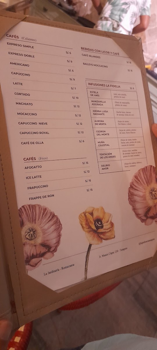 La Jardinería Photo Menu 10