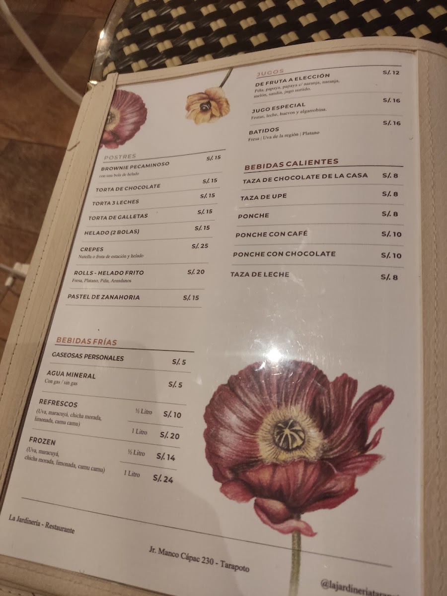 La Jardinería Photo Menu 9