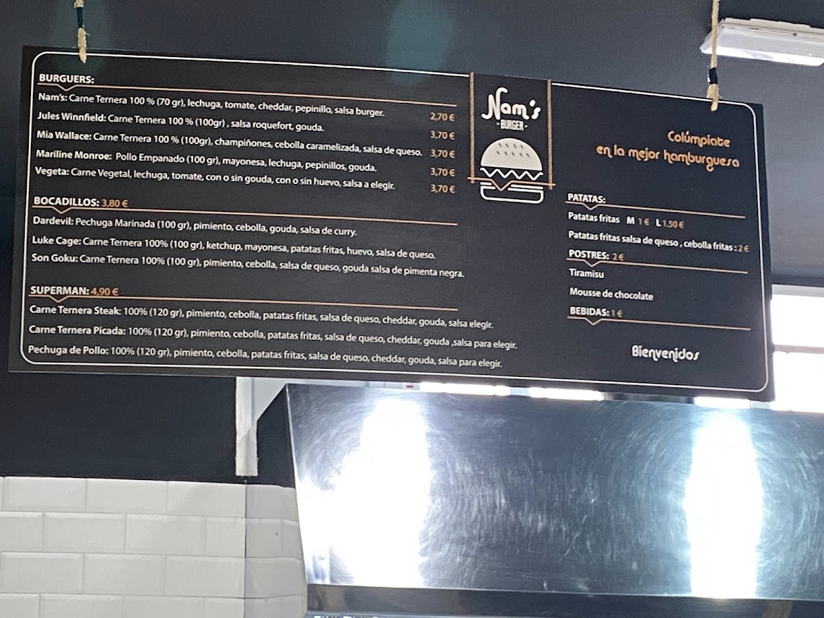 NAMS BURGER Halal Photo Menu 4