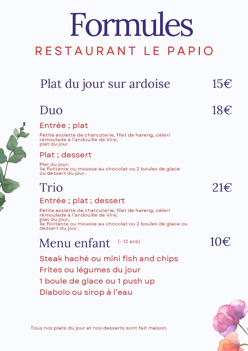 Le Papio Photo Menu 7